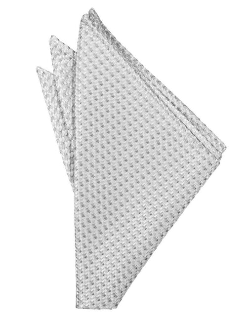 Silver Venetian Pocket Square Cardi