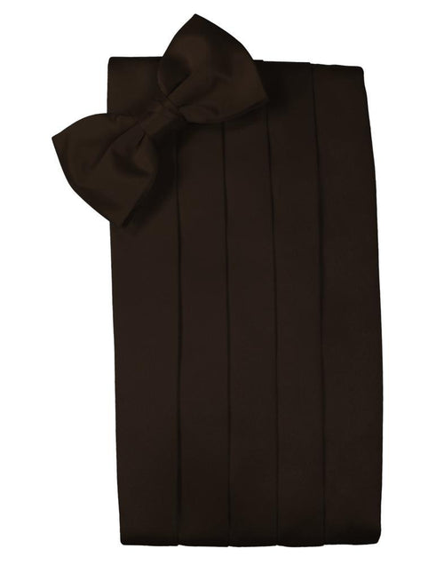 Truffle Luxury Satin Cummerbund Cardi