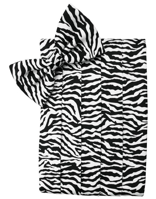 Zebra Cummerbund by Cardi