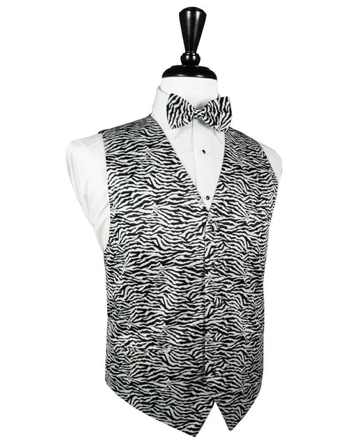Zebra Tuxedo Vest by Cardi