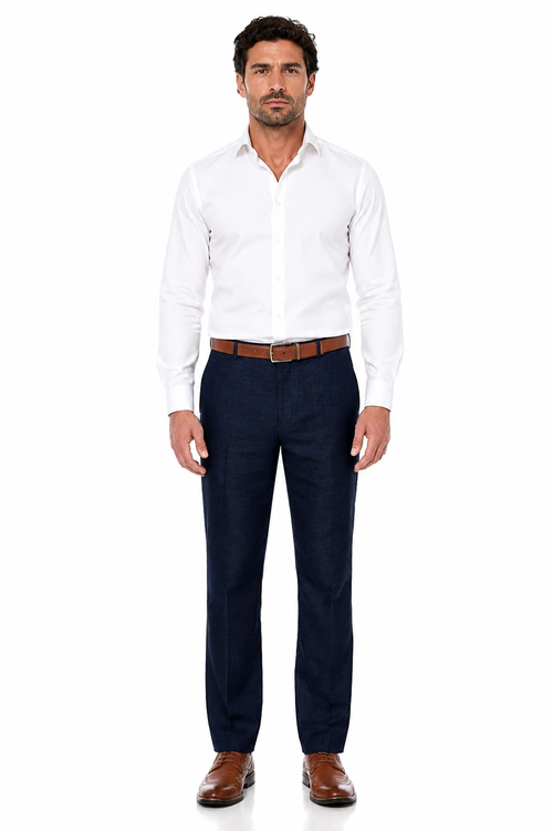 Casual Linen Suit Pants for Men β Breathable Beach Wedding Summer Trousers
