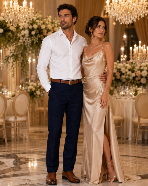 Casual Linen Suit Pants for Men β Breathable Beach Wedding Summer Trousers