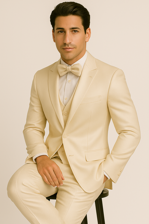The Champagne 4pc tuxedo collection