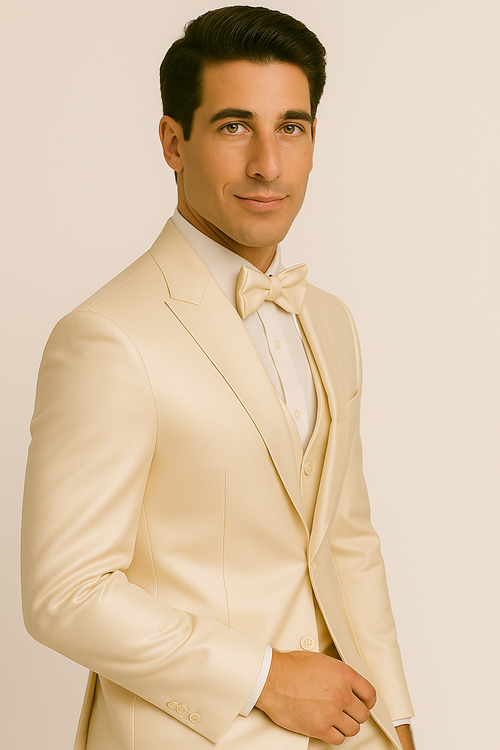 The Champagne 4pc tuxedo collection