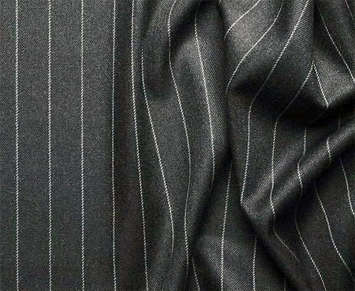Odyssey Collection - Blue Regular Fit 3 Piece Suit 2 Button Gangster Stripe by Vinci
