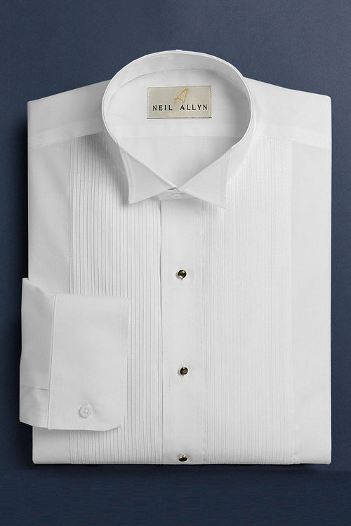 Timothy White Wingtip Tuxedo Shirt by Classic Collection