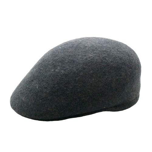 Classic Premium Wool Charcoal English Hat - Ferrecci USA