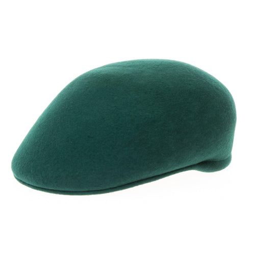 Classic Premium Wool Hunter Green English Hat - Ferrecci USA