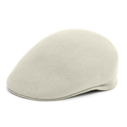 Classic Premium Wool Off White English Hat - Ferrecci USA