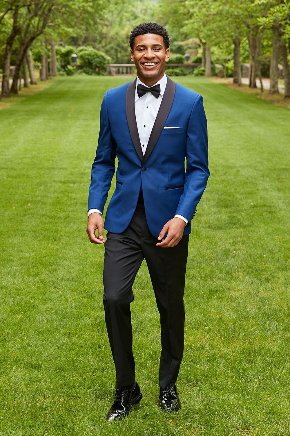 "Arlo" Cobalt Tuxedo Jacket (Separates)