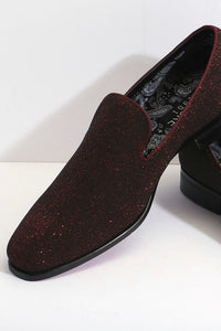 Men's Prom Tuxedo Loafer -Red Prom Shoe - Party by PROMTUXEDO