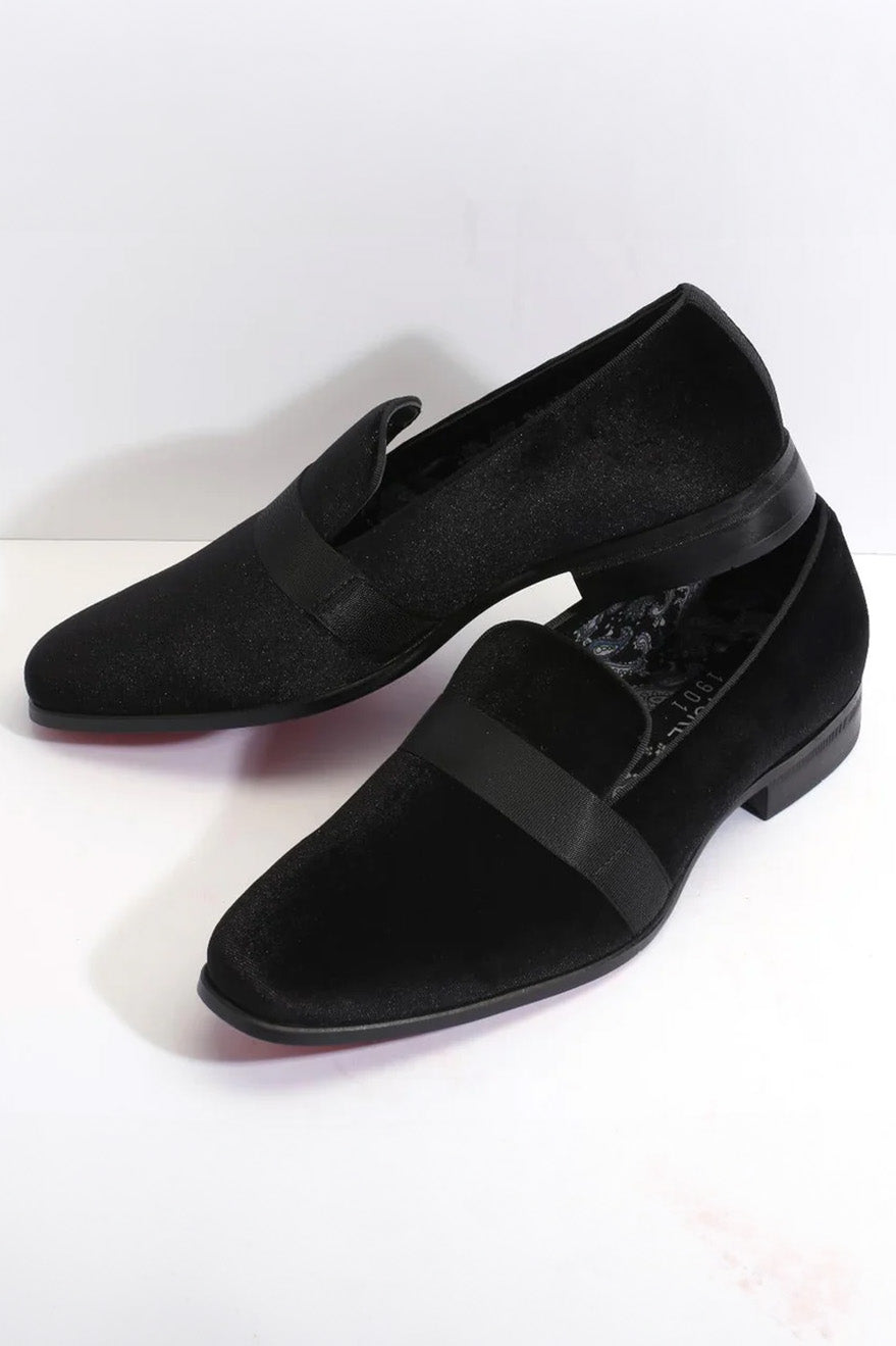 "Lincoln" Black Couture 1910 Tuxedo Shoes – SuitUSA