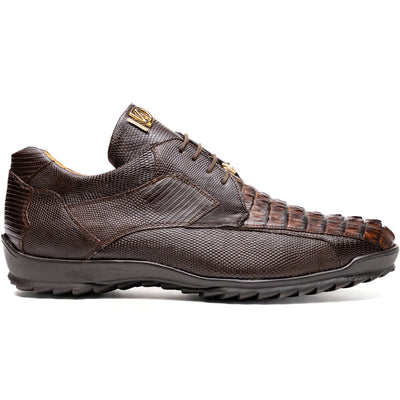 Marco_Di_Milano: Crater Brown Luxury Leather Shoes