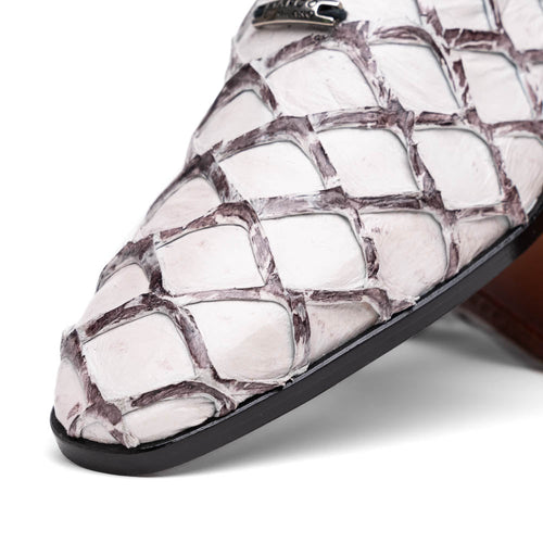 Marco_Di_Milano Olivieri Newspaper Luxury Leather Loafers