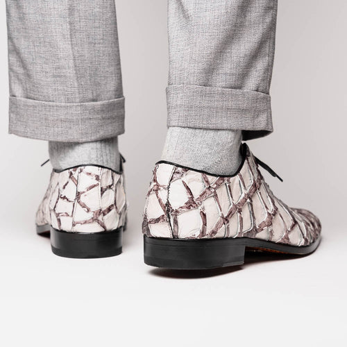 Marco_Di_Milano Olivieri Newspaper Luxury Leather Loafers
