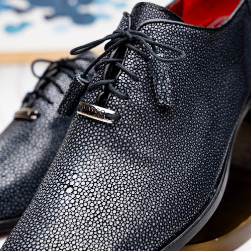 Marco Di Milano Pannuci Black Leather Oxford