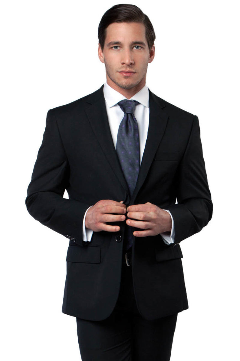 Men's Classic Black Sport Coat in Slim Fit