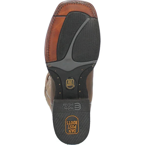 Dan Post Men's Abram Genuine Leather Square Toe Boots - Tan Dan Post Boots