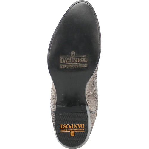 Dan Post Men's Manning Python Snakeskin Round Toe Boots - Natural