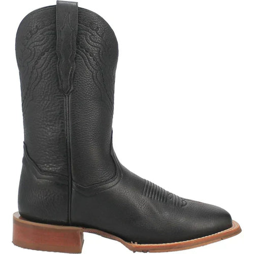Dan Post Men's Milo Genuine Leather Square Toe Boots - Black Dan Post Boots