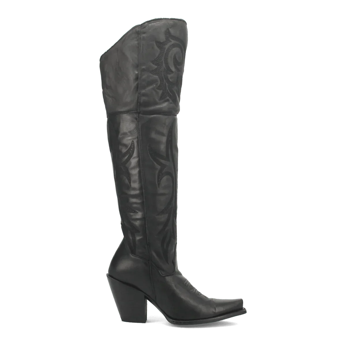 Dan Post Women's Jilted Snip Toe Leather Tall Boots - Black by Dan Post Boots