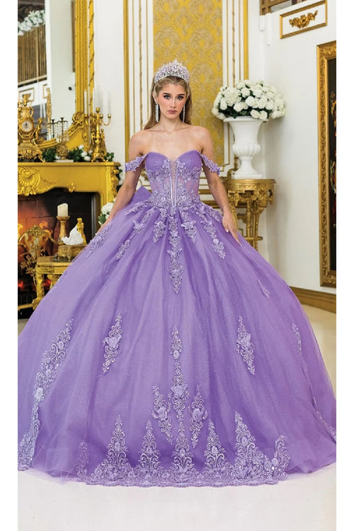 Dancing Queen Dresses DQ-5000 Timeless QuinceaƱera Elegance - Lilac / XS - Dress