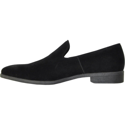 Deluxe
"Bravo Deluxe Men's Black Vegan Suede Slip-On Dress Shoe - Perfect for Weddings & Proms" - USA Men's Outlet