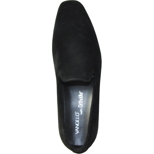Deluxe
"Bravo Deluxe Men's Black Vegan Suede Slip-On Dress Shoe - Perfect for Weddings & Proms" - USA Men's Outlet