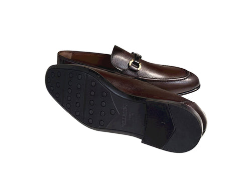 P0011 -Doral Buckle Loafer- Brown