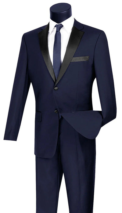 Groomsmen Tuxedo - Groom Tuxedo - Wedding Tuxedo in Blue or Blue or Burgundy or Red or White or 10 Other colors by PROMTUXEDO