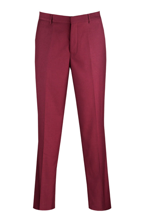 Grey Modern Fit Men's Dress Pants - Wool Feel by Vinci