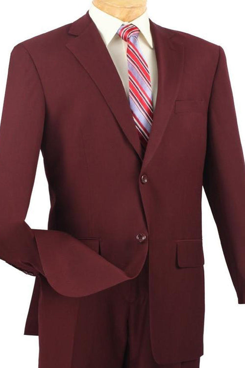 Mens 2 Button Modern Fit Texured Weave Suit in Beige by Vinci