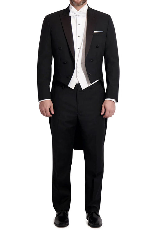 Edward Black Tailcoat Jacket (Separates) by BLACKTIE