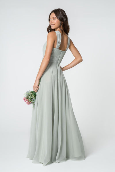 Halter Bridesmaid Dress by Elizabeth KGL2816