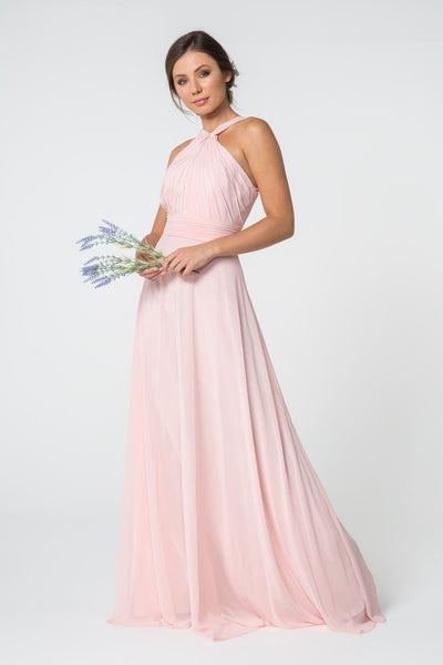 Halter Bridesmaid Dress by Elizabeth KGL2816