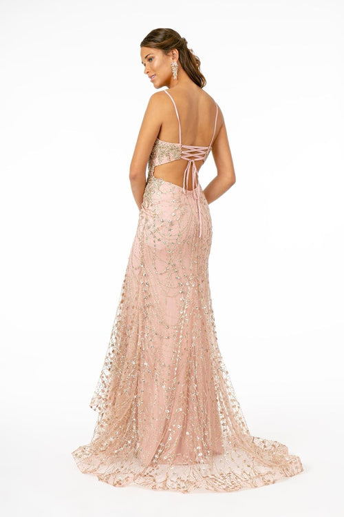 Embellished Corset Mermaid Gown by Elizabeth KGL2938