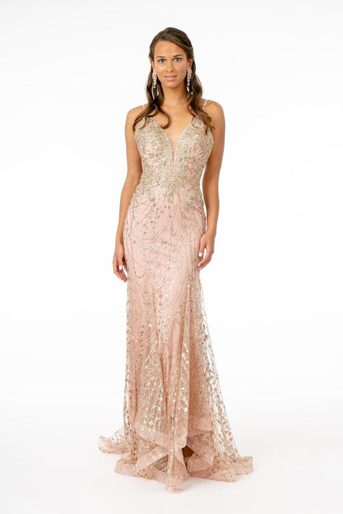 Embellished Corset Mermaid Gown by Elizabeth KGL2938