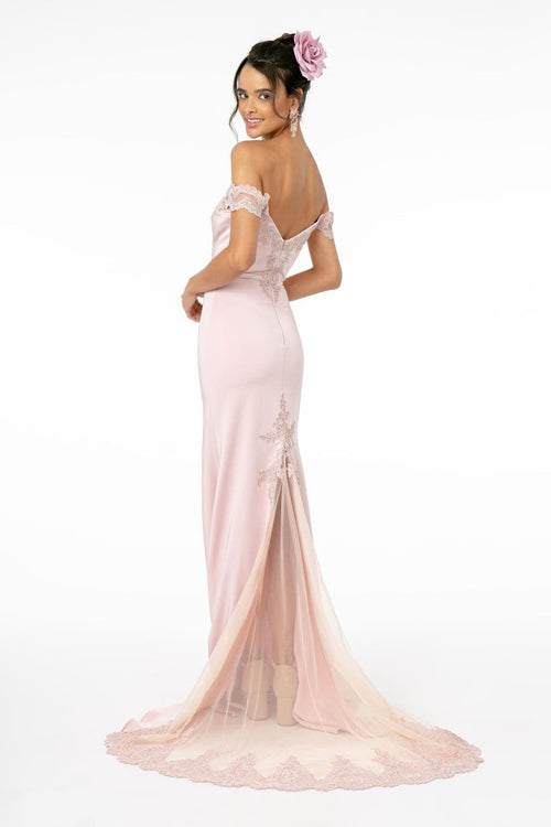 Off Shoulder Formal Gown by Elizabeth KGL2958