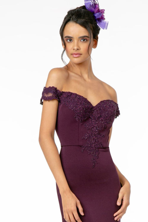 Off Shoulder Formal Gown by Elizabeth KGL2958