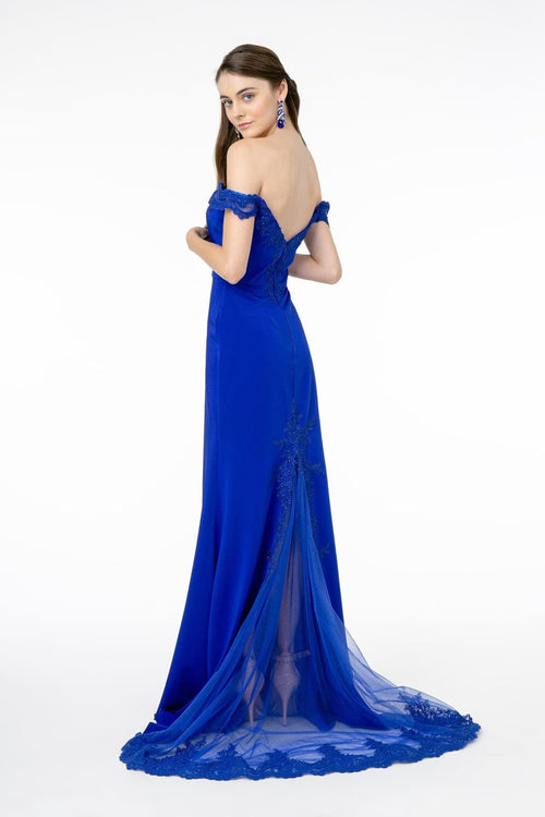 Off Shoulder Formal Gown by Elizabeth KGL2958