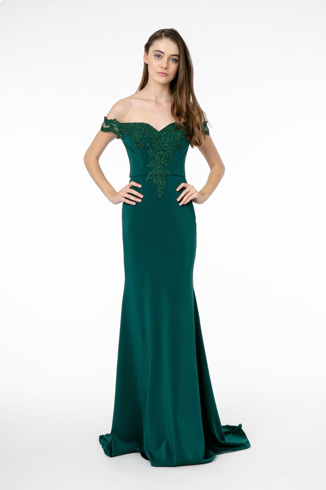 Off Shoulder Formal Gown by Elizabeth KGL2958