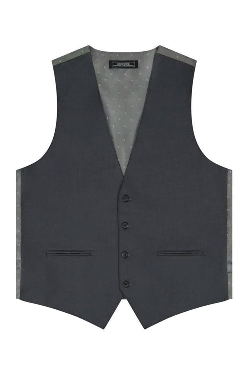 Charcoal Embassy Vest by Couture 1910