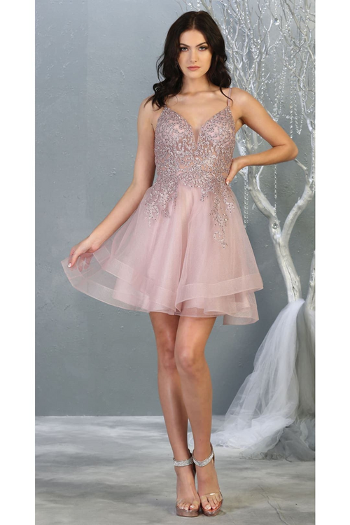 Dama Dresses for Quinceanera in Mauve Style MQ1816 Quince Outfit