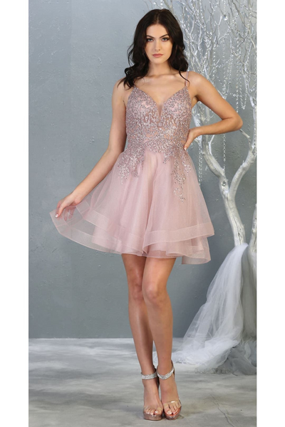 Dama Dresses for Quinceanera in Mauve Style MQ1816 Quince Outfit