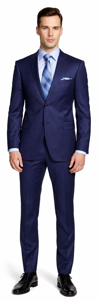 ENZO 150’s Super Wool 2-Button Suits in 6 Solid Fabrics Colors