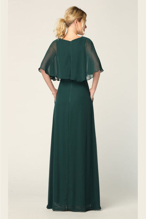 Eva USA 3348 Chiffon Mother of the Bride Gown with Pockets