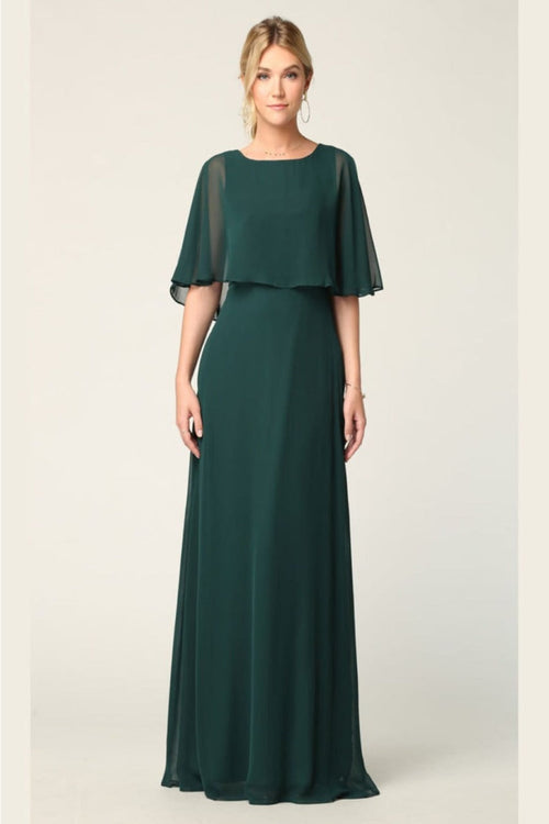 Eva USA 3348 Chiffon Mother of the Bride Gown with Pockets