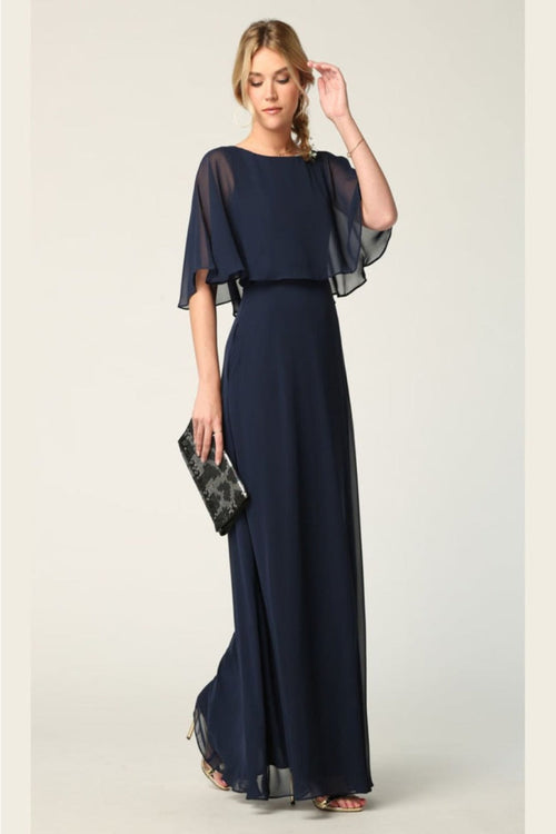 Eva USA 3348 Chiffon Mother of the Bride Gown with Pockets