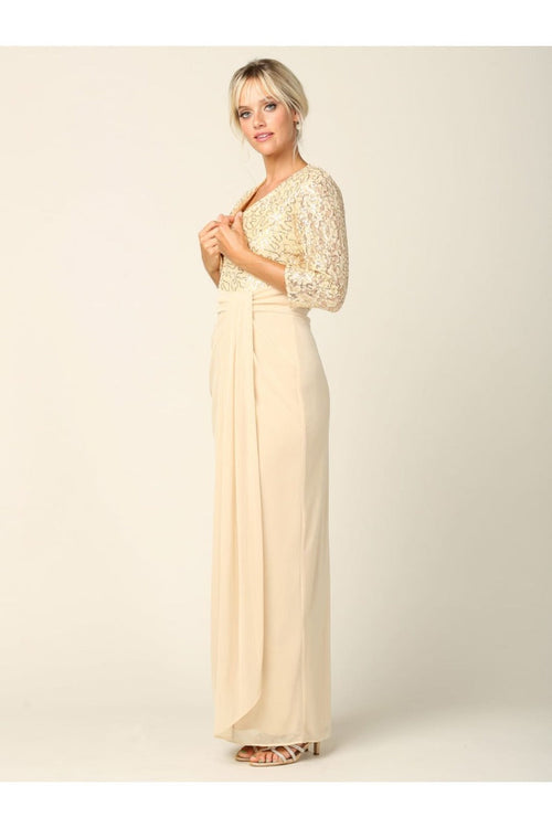 Eva USA 3406 Mother of the Bride Sweetheart 2 Pc Chiffon Bolero Dress