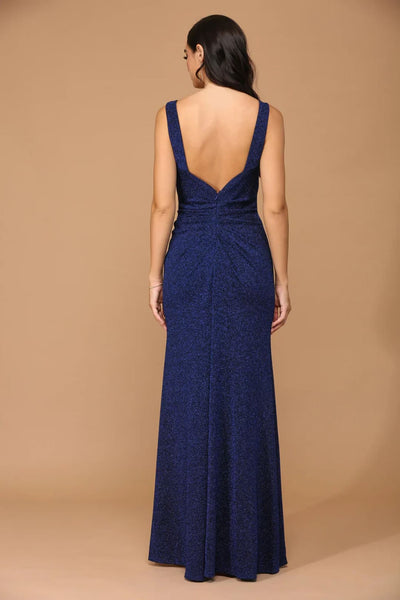 Eva USA 3436 Long Sleeveless Metallic Mother of the Bride Dress